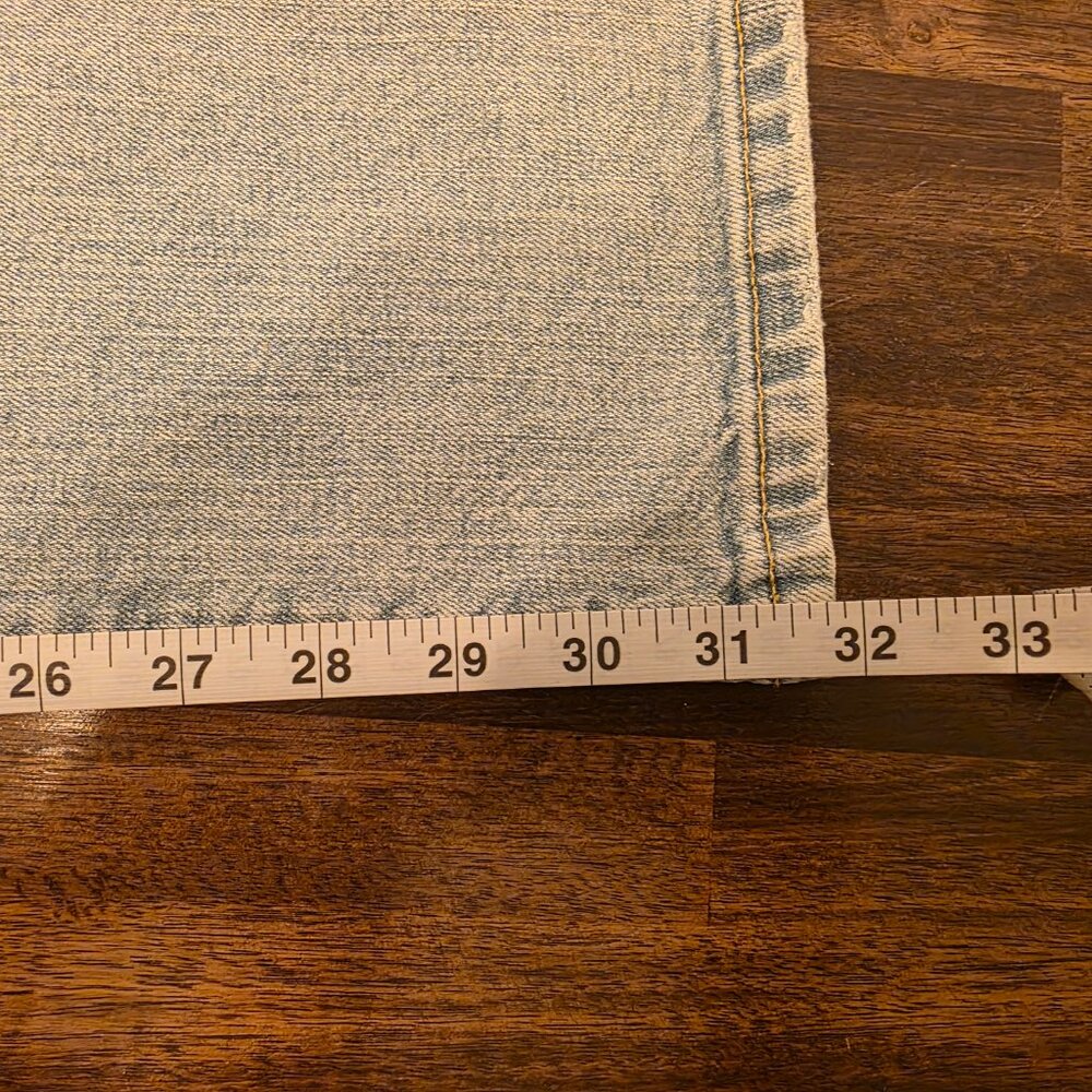 Current/Elliott The Painter Jeans 27 Salt Water Wide Leg Carpenter CE1021 NWT - Picture 6 of 11